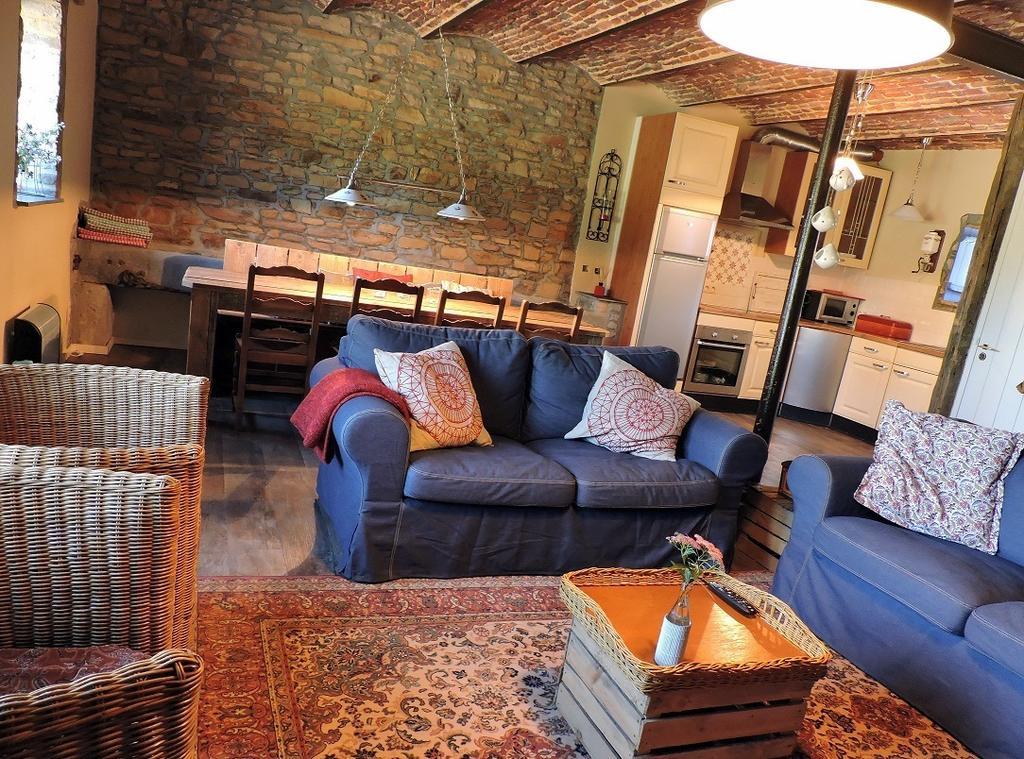 Vakantieboerderij Ferme Le Bleuet Ohey Ruang foto