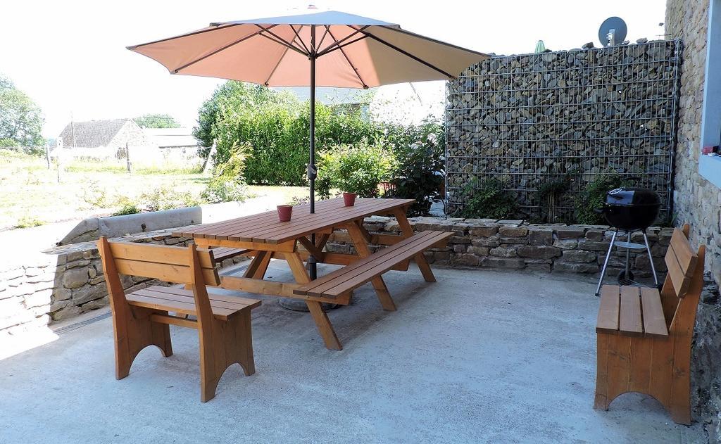 Vakantieboerderij Ferme Le Bleuet Ohey Ruang foto